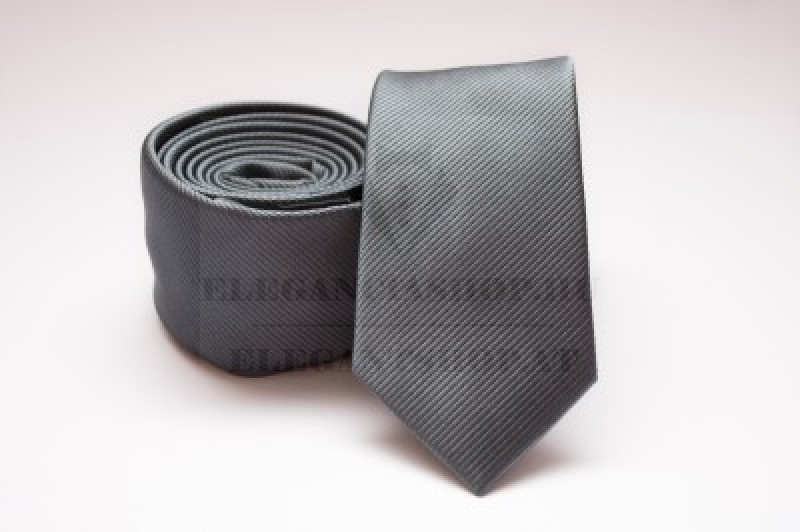    Prémium slim nyakkendő - Grafit