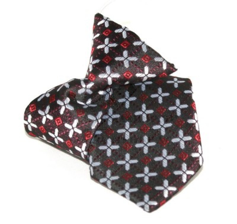 Gumis gyereknyakkendő (mini)  - Bordó mintás