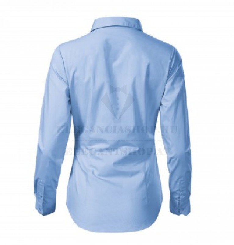   Női puplin ing hosszúujjú - Kék