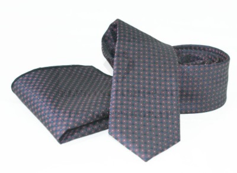 Goldenland nyakkendő szett - Fekete aprómintás Aprómintás nyakkendők