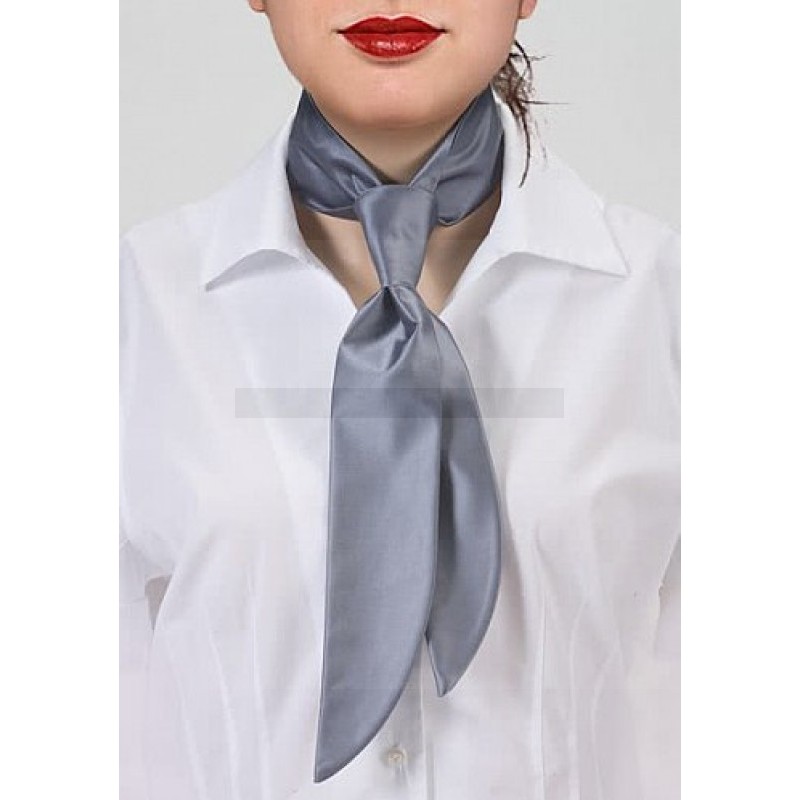 Zsorzsett női nyakkendő - Ezüstszürke Női nyakkendők, csokornyakkendő