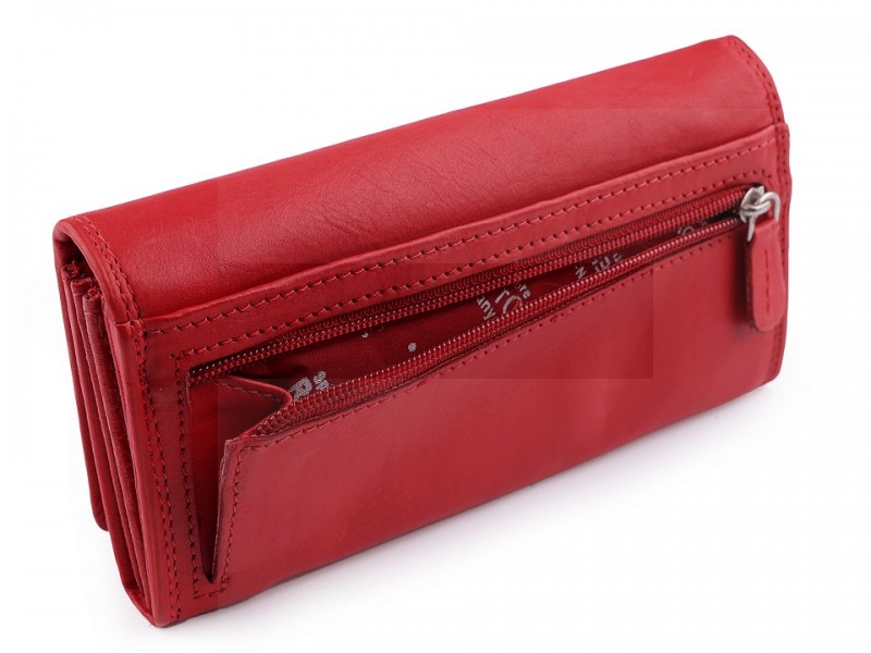     Női bőr pénztárca - Piros Női táska, pénztárca, öv