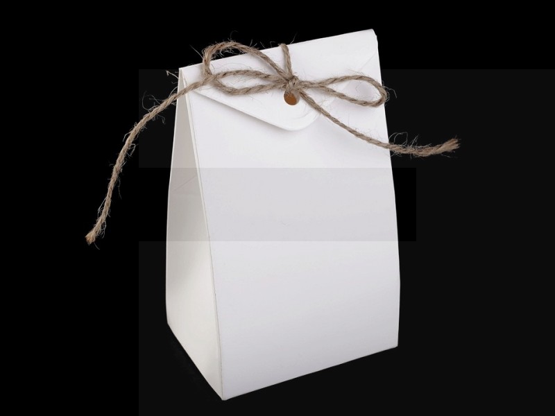 Papírdoboz madzaggal - 10 db/csomag Ajándék csomagolás