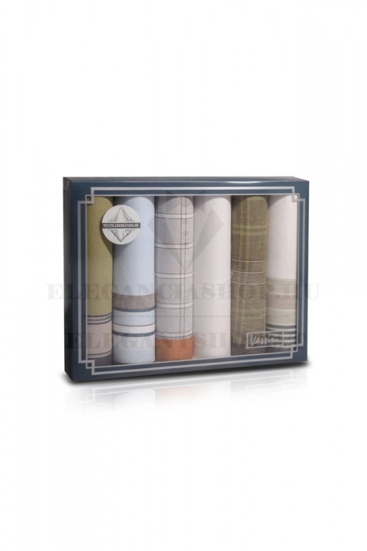     Zsebkendő csomag díszdobozban - 6 db