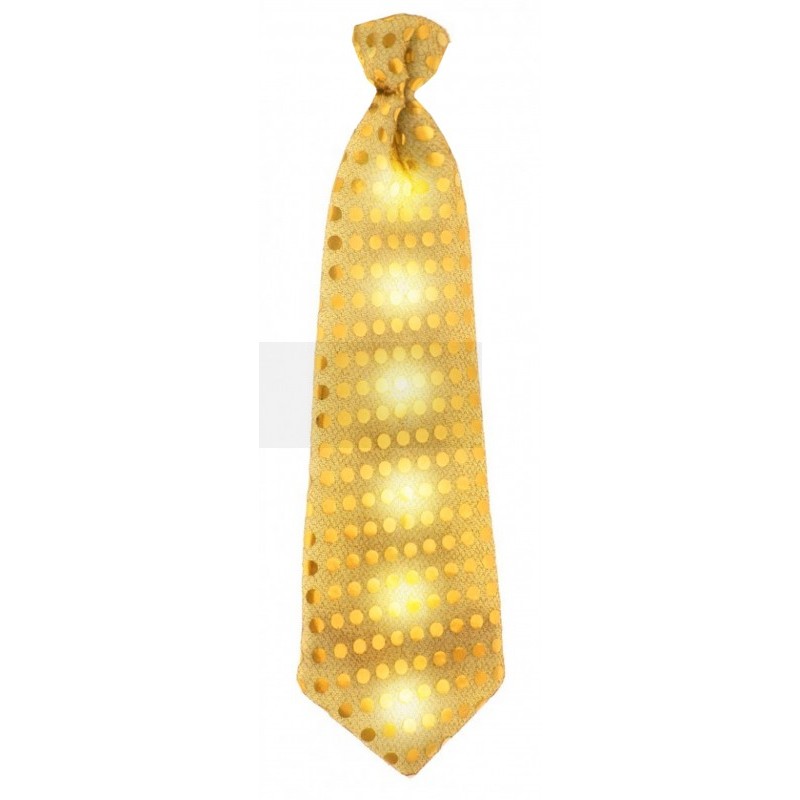 LED party nyakkendő - Arany