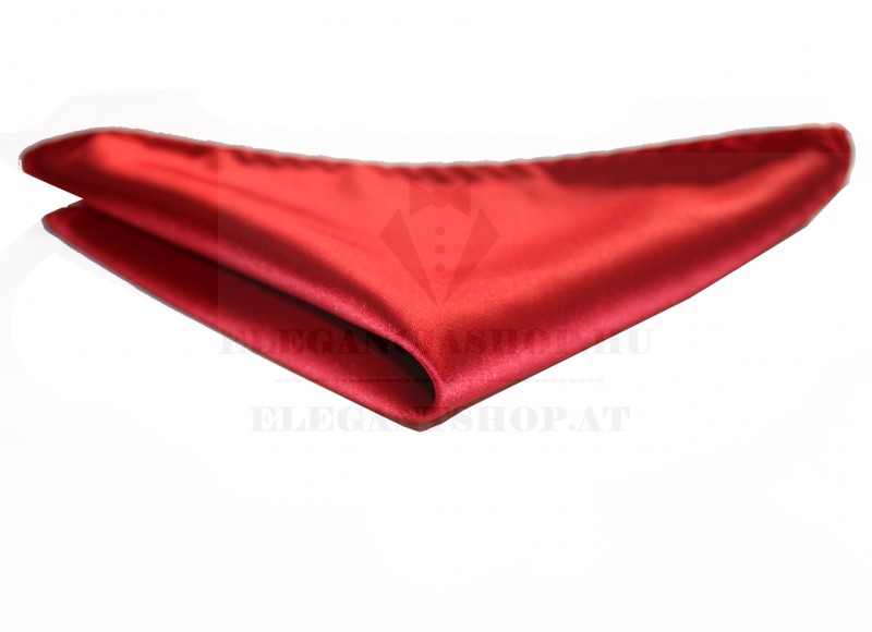            NM szatén díszzsebkendő - Piros