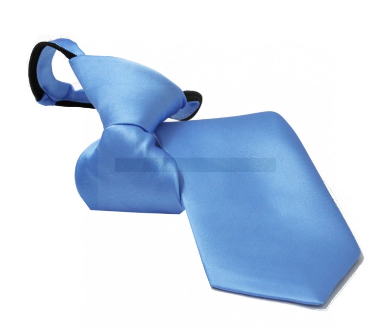  NM Állítható szatén gyerek/női nyakkendő - Égszínkék