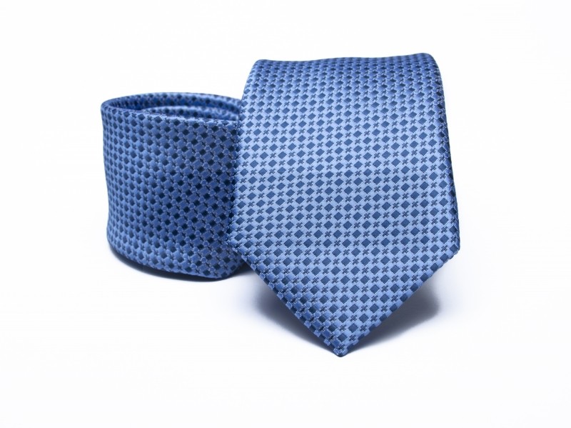    Prémium nyakkendő - Tengerkék mintás Aprómintás nyakkendő