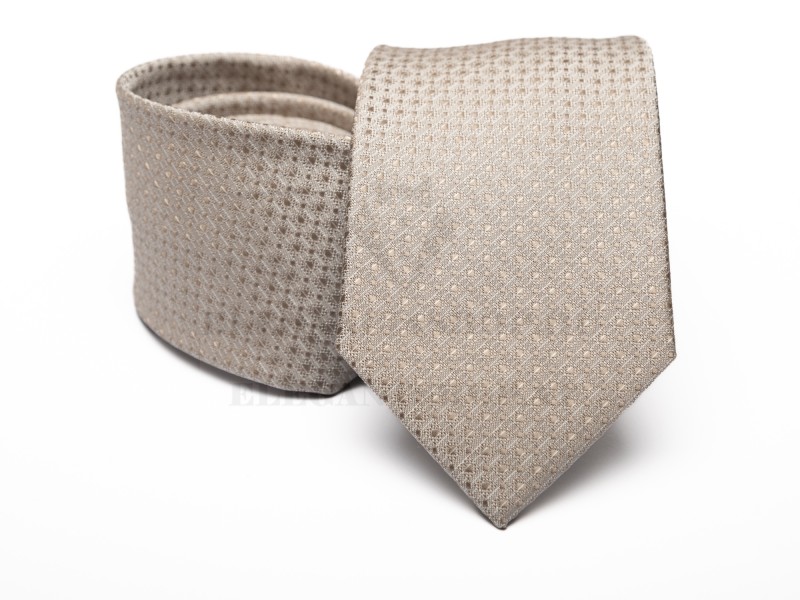    Prémium nyakkendő -  Bézs aprókockás Kockás nyakkendők