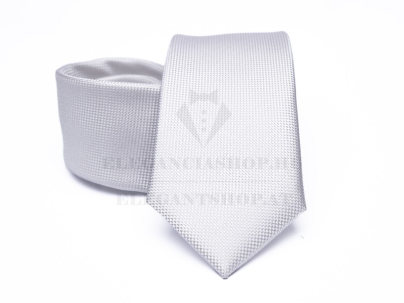 Prémium selyem nyakkendő - Fehér Selyem nyakkendők