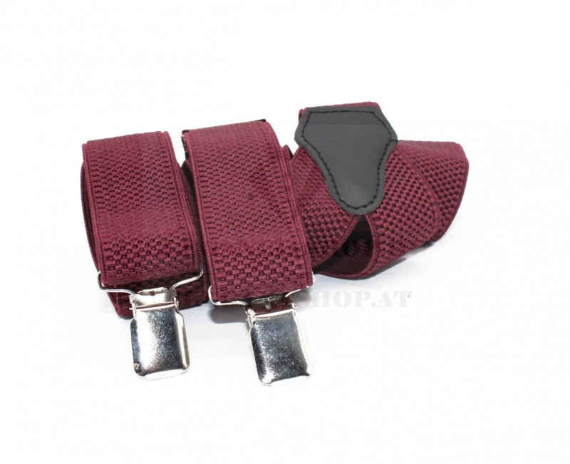   NYS Férfi nadrágtartó - Bordó