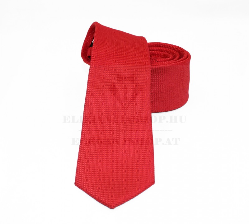    NM szövött slim nyakkendő - Piros
