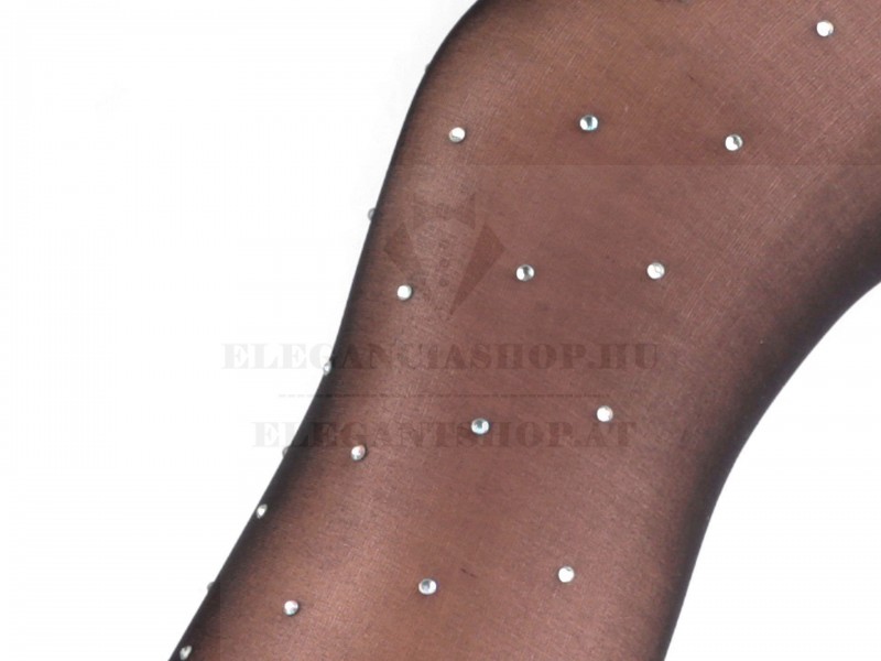       Strasszköves női harisnyanadrág - Fekete Női zokni, harisnya, pizsama