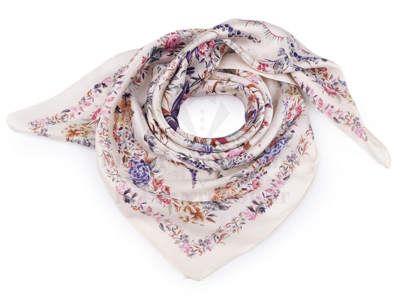 Női szatén kendő - 70x70 cm Női szatén kendő - 70x70 cm