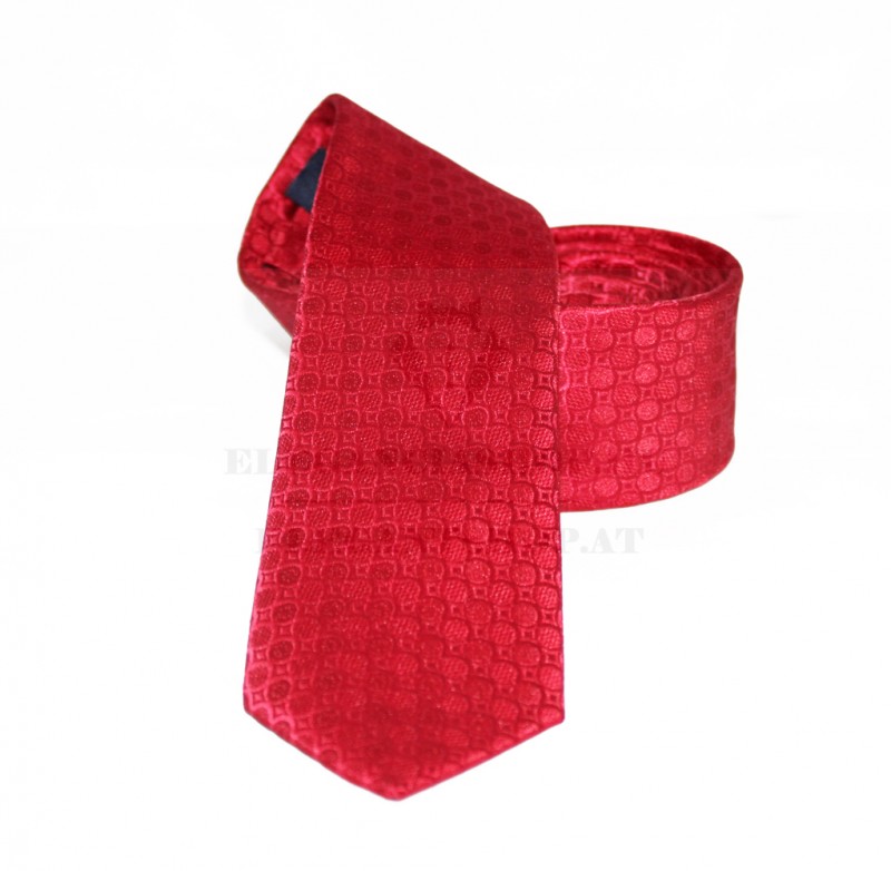               Goldenland slim nyakkendő - Piros kockás Kockás nyakkendők