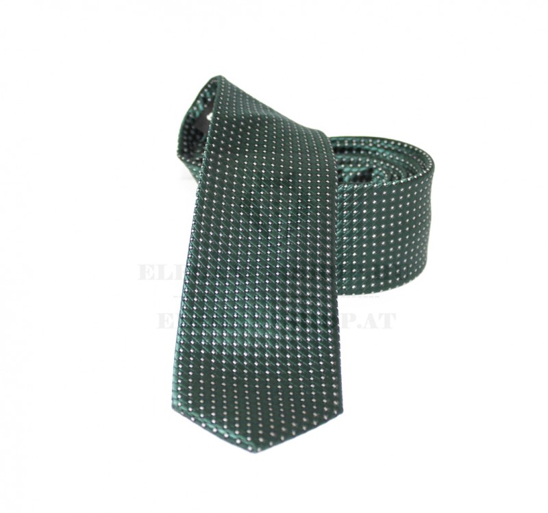                    NM slim szövött nyakkendő - Zöld aprópöttyös Aprómintás nyakkendő