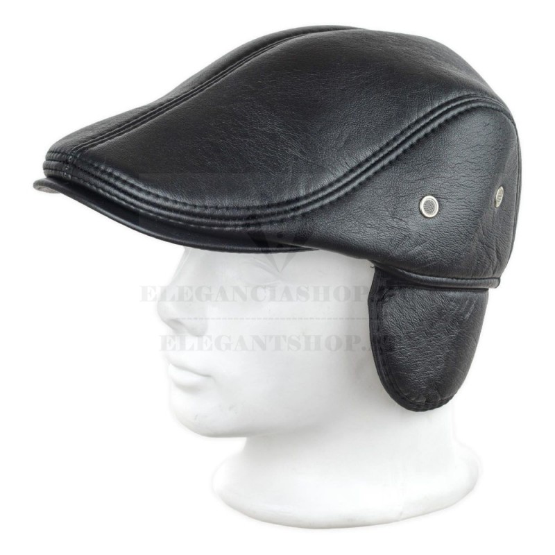    Műbőr fülvédős golf sapka