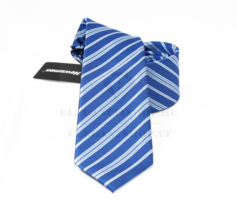                        NM normál nyakkendő - Kék csíkos