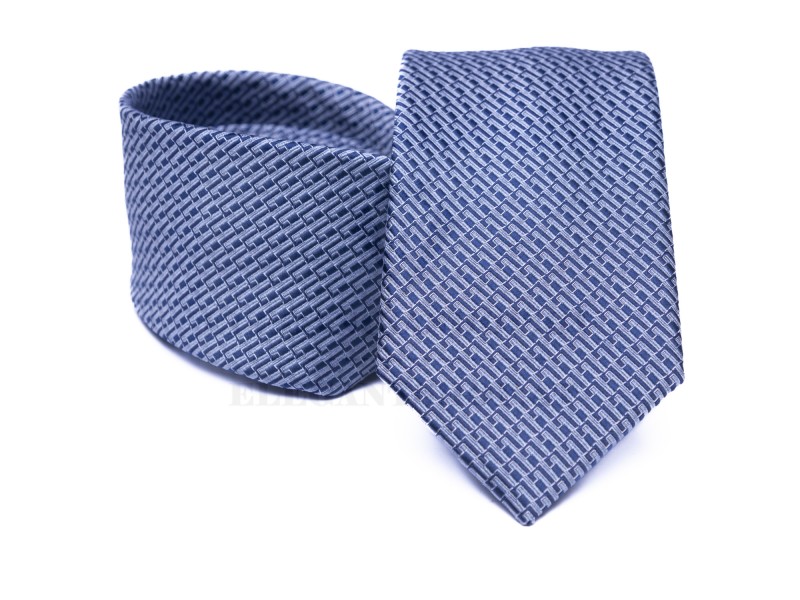        Prémium selyem nyakkendő - Kék aprómintás Aprómintás nyakkendő
