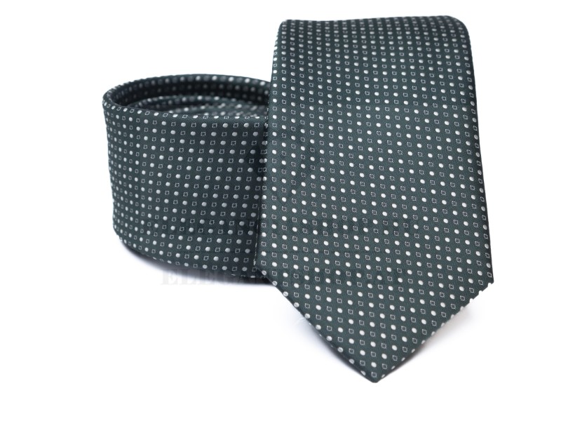       Prémium nyakkendő - Zöld aprópöttyös Egyszínű nyakkendő