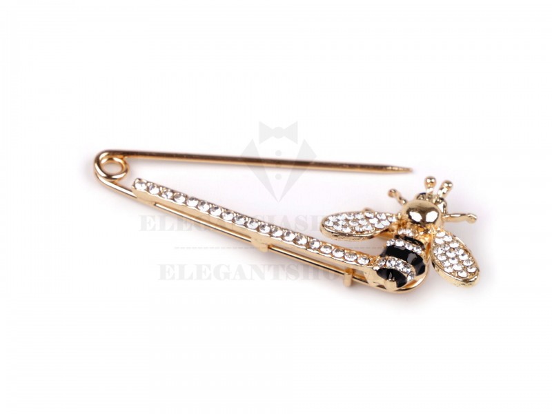 Csiszolt köves dísztű - Méhecske