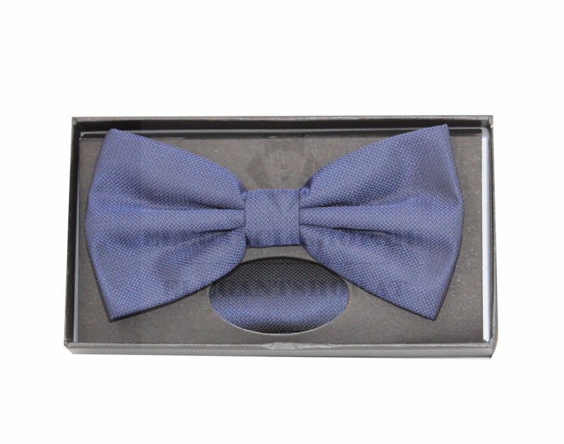      NM Díszdobozos mintás csokornyakkendő szett - Sötétkék aprópöttyös