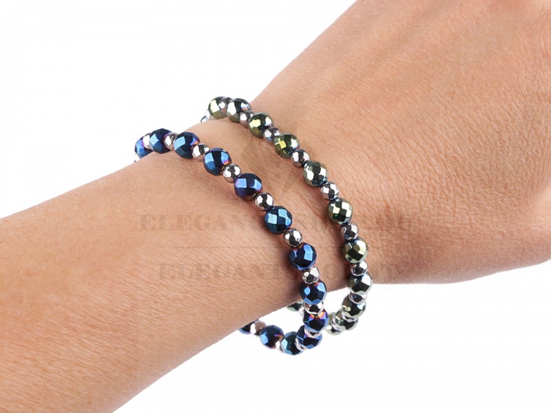      Rugalmas karkötő hematit Ékszer, hajdísz