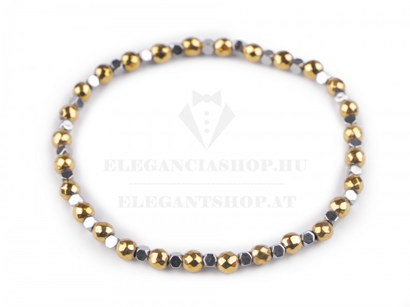 Rugalmas karkötő hematit Női kiegészítők Rugalmas karkötő hematit Női kiegészítők