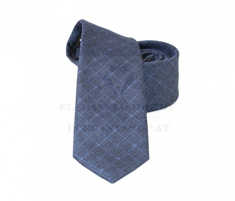                    NM slim szövött nyakkendő - Sötétkék aprómintás Aprómintás nyakkendő
