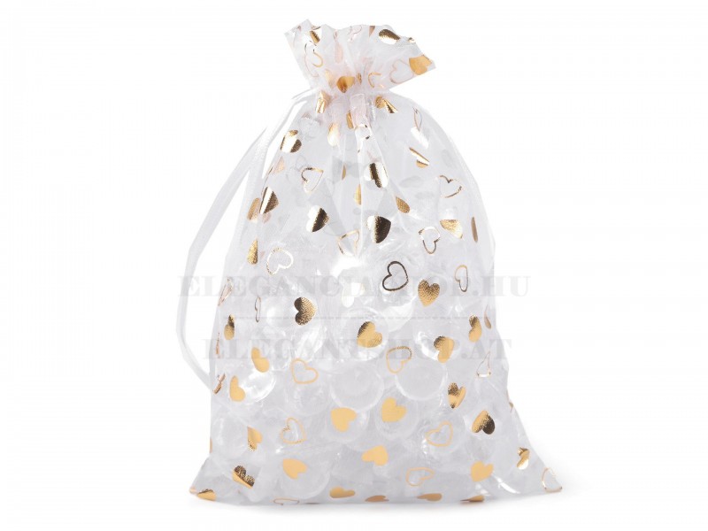 Organza ajándéktasak  14x21 Ajándék csomagolás