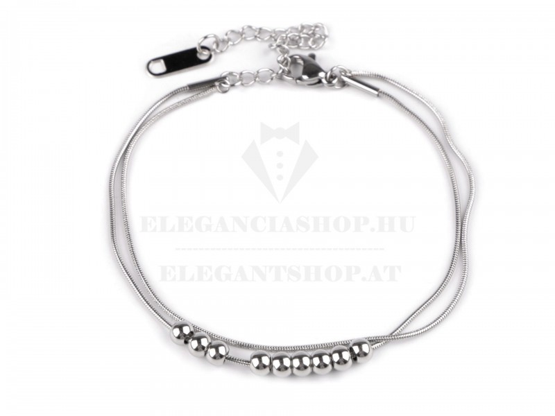 Dupla karkötő rozsdamentes acél Ékszer, hajdísz