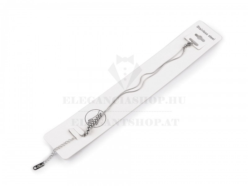 Dupla karkötő rozsdamentes acél Ékszer, hajdísz