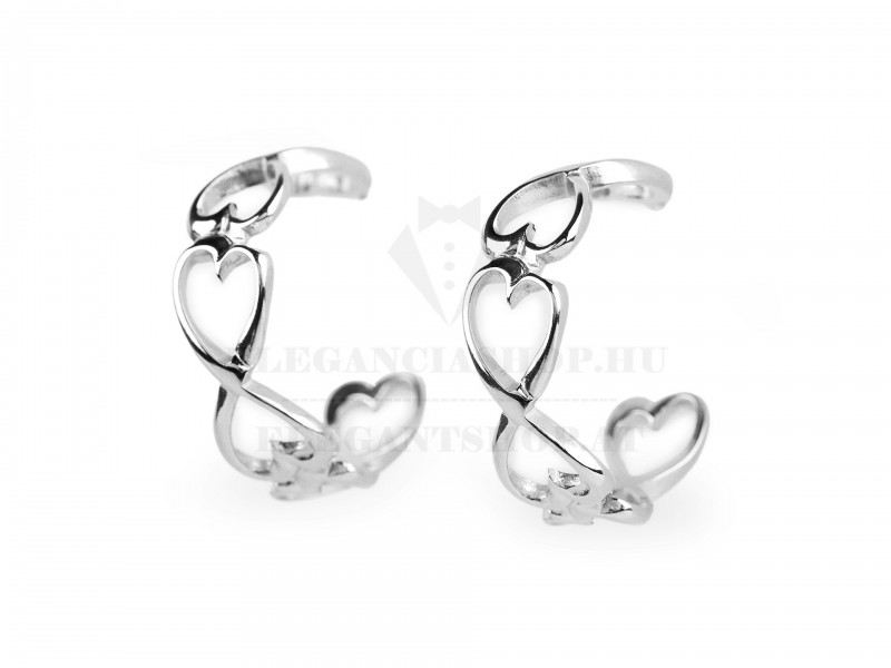 Fülbevaló karika rozsdamentes acélból Ékszer, hajdísz Fülbevaló karika rozsdamentes acélból Ékszer, hajdísz