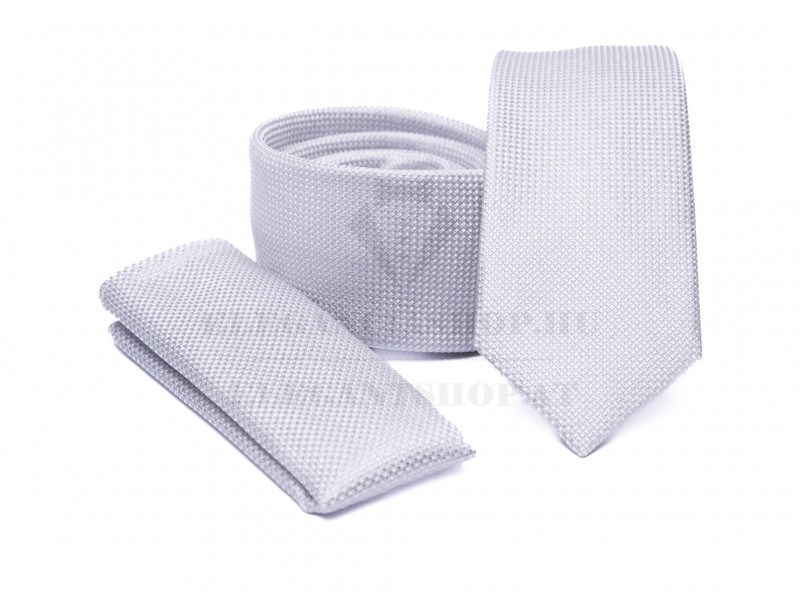 Prémium slim nyakkendő szett - Fehér Szettek Prémium slim nyakkendő szett - Fehér Szettek