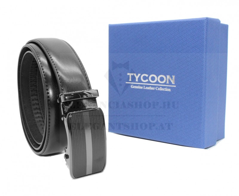 Tycoon férfi bőr öv - Fekete Férfi öv, ékszer Tycoon férfi bőr öv - Fekete Férfi öv, ékszer