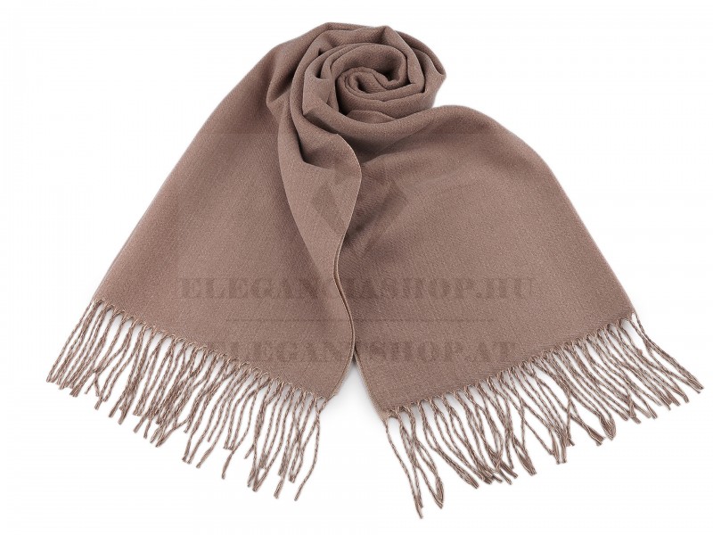 Téli sál rojtokkal Női divatkendő és sál Téli sál rojtokkal Női divatkendő és sál