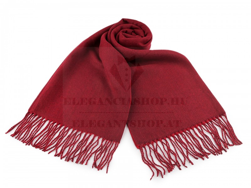 Téli sál rojtokkal Női divatkendő és sál Téli sál rojtokkal Női divatkendő és sál