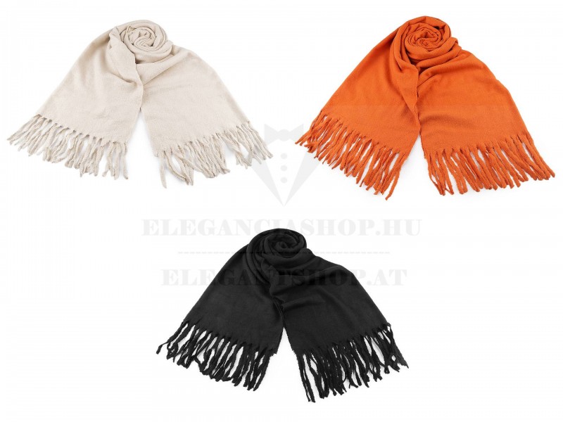 Női téli sál rojtokkal Női téli sál rojtokkal