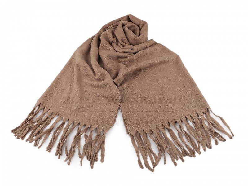 Női téli sál rojtokkal Női téli sál rojtokkal