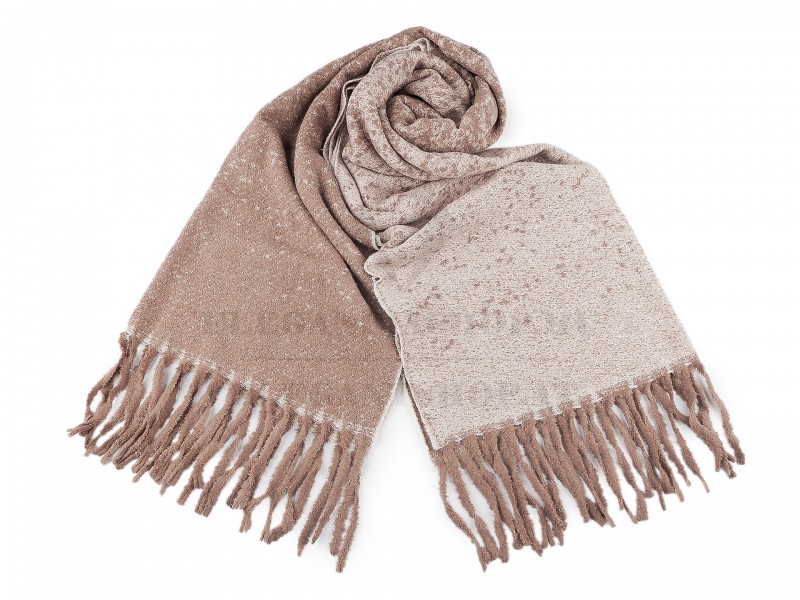 Női téli sál rojtokkal Női téli sál rojtokkal