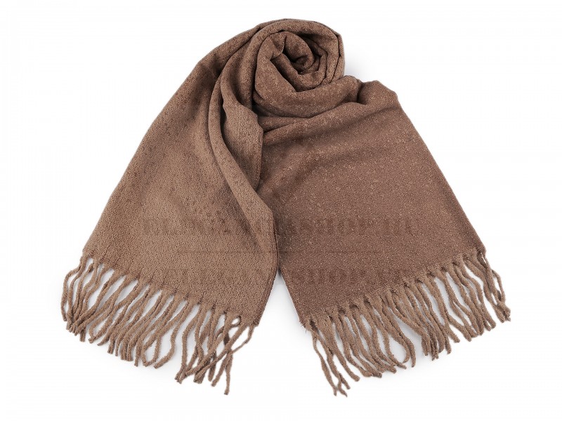 Női téli sál rojtokkal Női téli sál rojtokkal