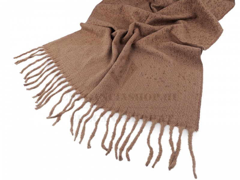 Női téli sál rojtokkal Női téli sál rojtokkal