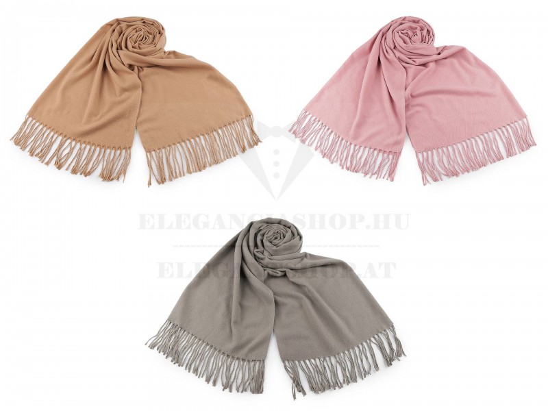 Női téli sál rojtokkal Női téli sál rojtokkal