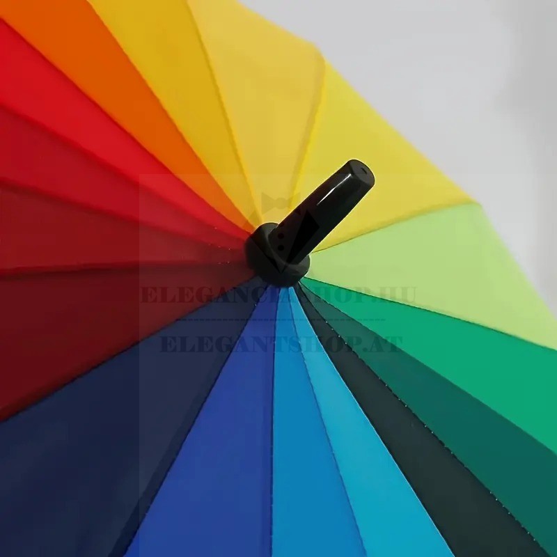 Nagy szivárványos esernyő szélálló 16 szálas Férfi esernyő,esőkabát   Nagy szivárványos esernyő szélálló 16 szálas Férfi esernyő,esőkabát