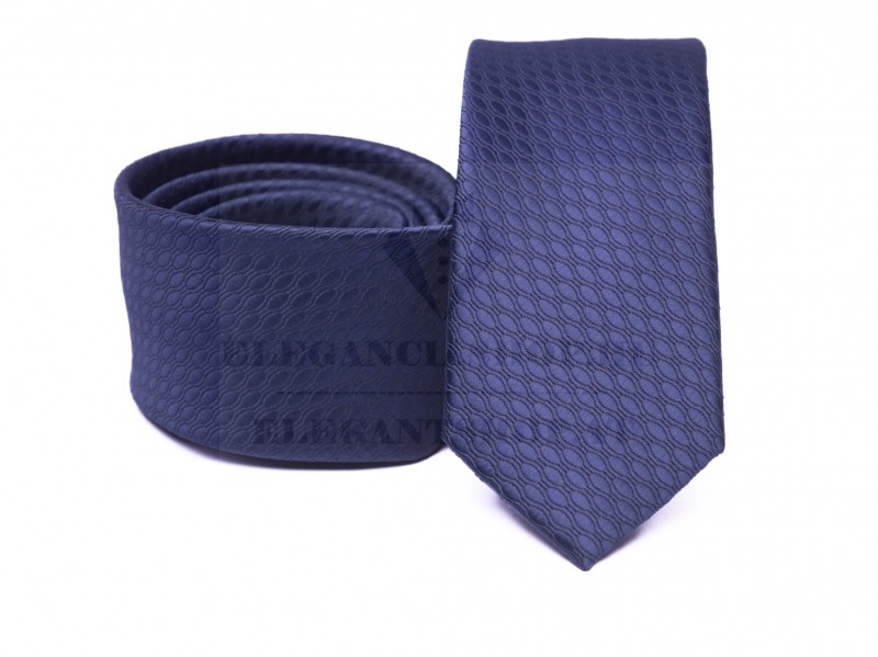 Prémium slim nyakkendő - Kék kockás Aprómintás nyakkendő Prémium slim nyakkendő - Kék kockás Aprómintás nyakkendő