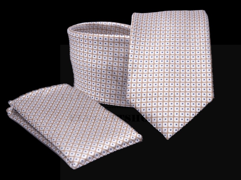    Prémium nyakkendő szett - Bézs