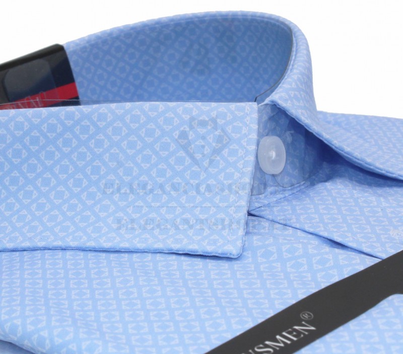 NM h.u normál fit elasztikus ing - Világoskék mintás Hosszúujjú ing NM h.u normál fit elasztikus ing - Világoskék mintás Hosszúujjú ing