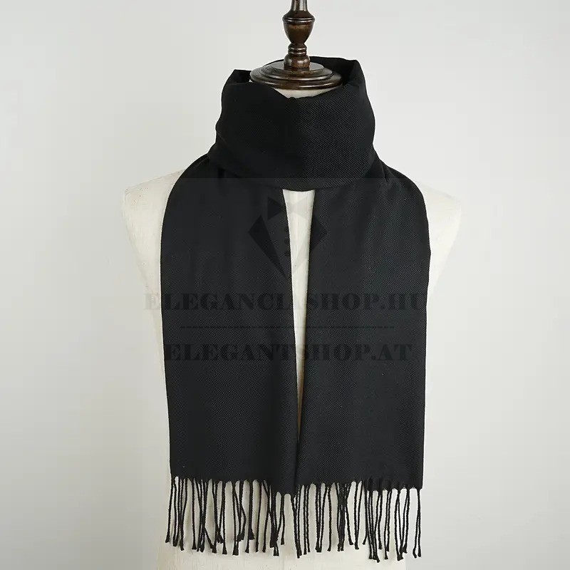 Unisex téli sál - Fekete Férfi kalap, sapka Unisex téli sál - Fekete Férfi kalap, sapka