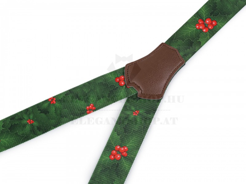                   Karácsonyi nadrágtartó - Zöld Férfi nadrágtartó