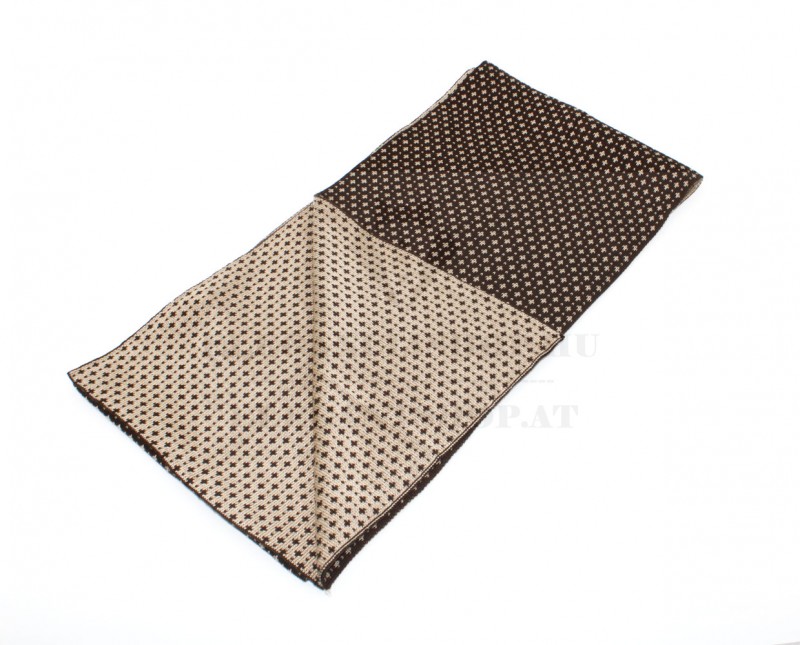 Newsmen kétoldalas kötött sál - Barna Newsmen kétoldalas kötött sál - Barna